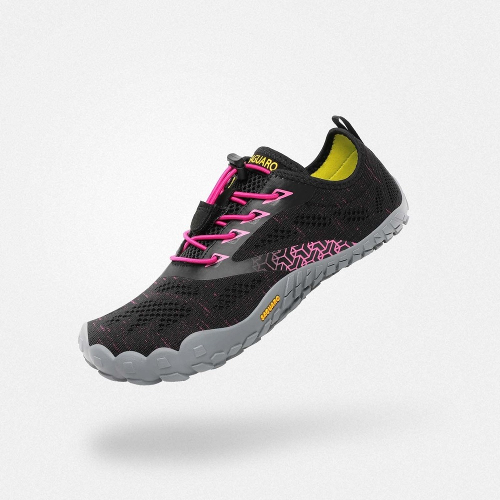 Saguaro Barefoot Shoes - Smart Ⅰ - US Women's 10.5- 11 / Men's 8.5-9 Pink Black